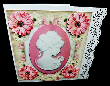 Beautiful Pink Cameo 8x8 Mini Kit by Diane  Hitchcox