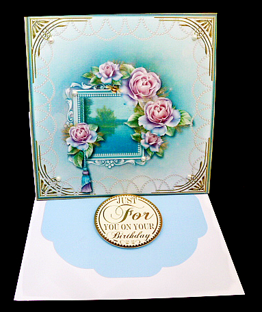 8x8 Romantique Card Topper 1 by Diane  Hitchcox