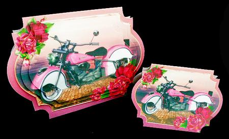 For Her_shaped Pyramid Card Kit by Diane  Hitchcox