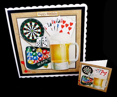 8x8 Games Night and a Pint Mini Kit by Diane  Hitchcox