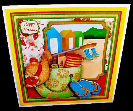 Life's a Beach 8x8 Decoupage Mini Kit Birthday Retirement by Diane  Hitchcox