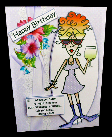 Rita Has a Positive Attitude Quick Card by Diane  Hitchcox