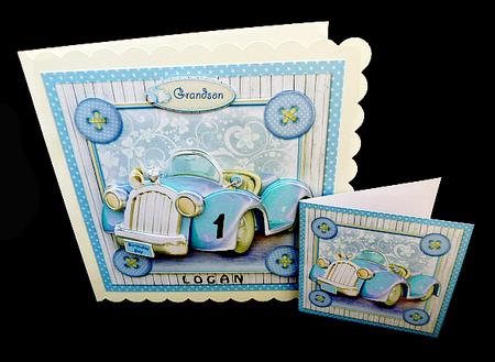 Little Blue Car by Diane  Hitchcox