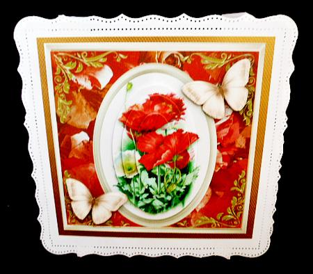 8x8 Mini Kit , Poppie's and Butterfly's by Diane  Hitchcox