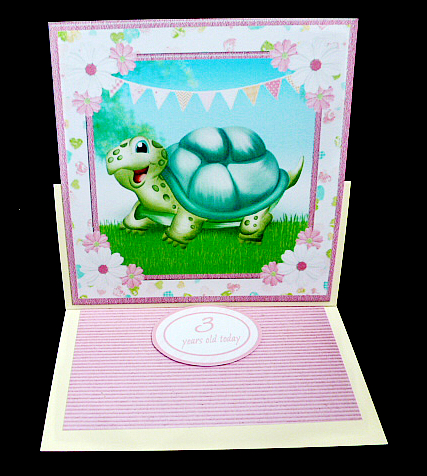 Sweet Tortoise New Home / Belated Birthday Card by Diane  Hitchcox
