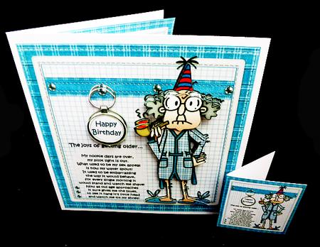 8x8 Gus on the Joys of Getting Older Mini Kit by Diane  Hitchcox