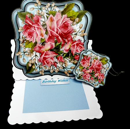 Beautiful Roses and Double Bracket by Diane  Hitchcox