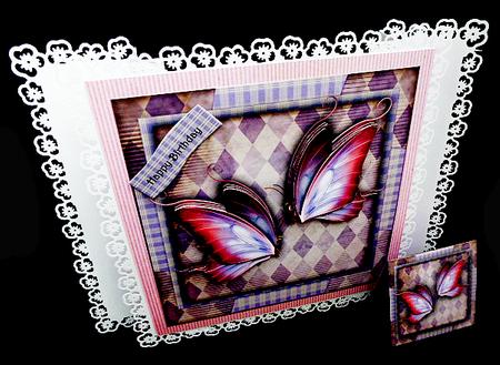 Beautiful Butterflies in Purple Mini Kit by Diane  Hitchcox