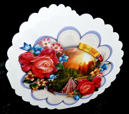 Lovely Scene and Rosy Posy by Diane  Hitchcox