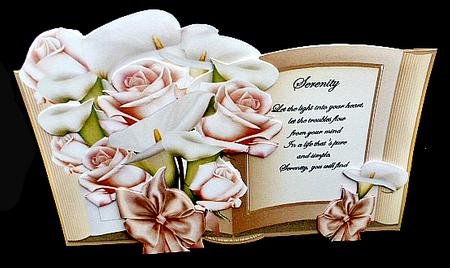 Bouquet of Serenity - Book Bouquet by Diane  Hitchcox