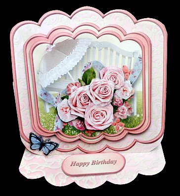 A Quiet Corner - Stacked Layer Easel Card Mini Kit by Diane  Hitchcox