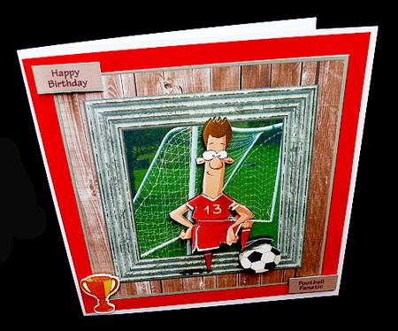 Football Fanatic 8x8 Card Mini Kit by Diane  Hitchcox