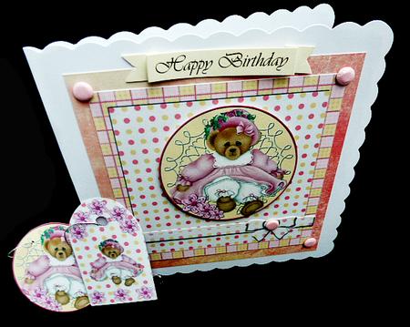 Mix'n'match Mini Kit - Sweet Bloomer Bear by Diane  Hitchcox