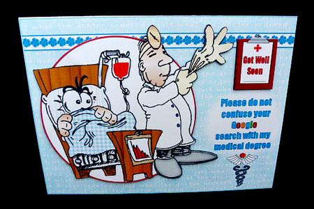 Get Well Soon Google Search Quick Card by Diane  Hitchcox