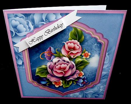 Misty Morning - Shaped Layers Card Mini Kit by Diane  Hitchcox