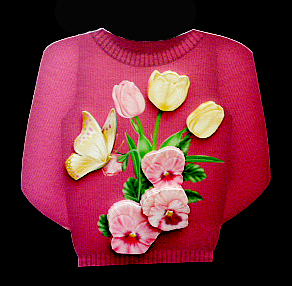 Spring Posy - Jumper Card Mini Kit by Diane  Hitchcox