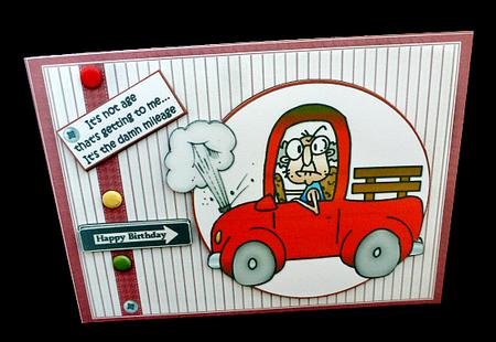 Gus Age and Mileage Quick Card by Diane  Hitchcox