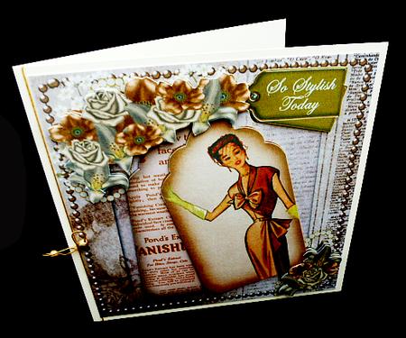 Coffee Pose So Stylish Today Oldie Worldy Fashion Mini Kit by Diane  Hitchcox