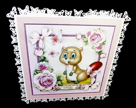 Spring Beaver in the Garden Card Mini Kit by Diane  Hitchcox