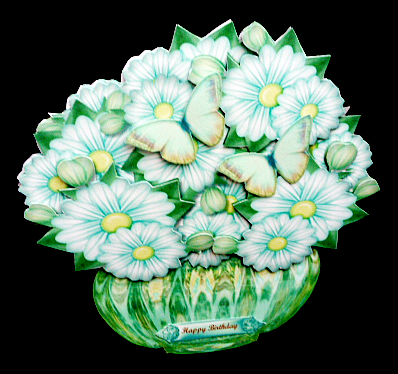 Flowerpot in Vintage Green Minikit by Diane  Hitchcox