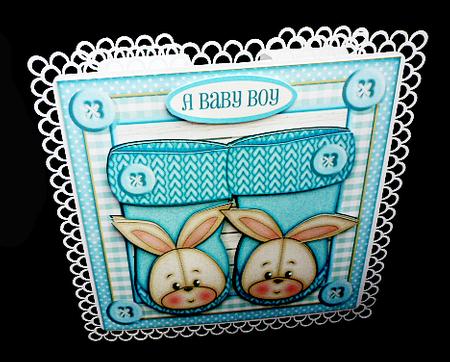 New Baby Boy Rabbit Boots with Ages 1 to 2 Yrs by Diane  Hitchcox