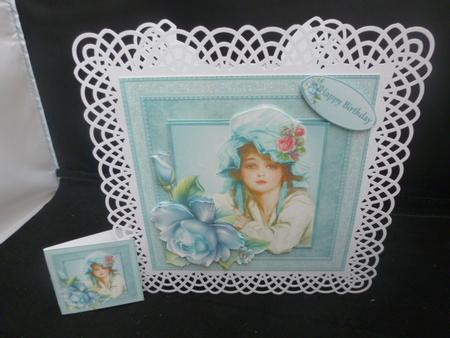 Pretty in Blue 6x6 Mini Kit by Diane  Hitchcox