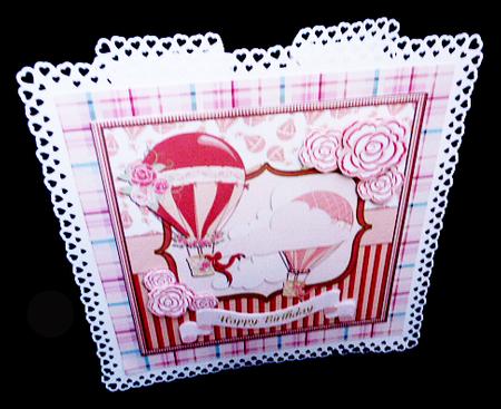 Hot Air Balloon 8x8 Mini Kit by Diane  Hitchcox