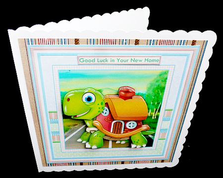 New Home Tortoise 8x8 Decoupage Mini Kit by Diane  Hitchcox