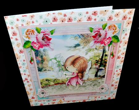 Snowdrop Daisy by the River Card Mini Kit & Decoupage by Diane  Hitchcox
