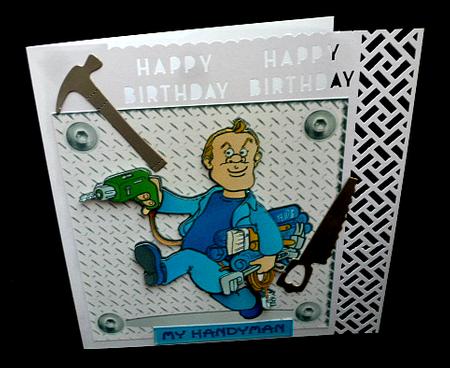 Handyman Card Birthday,thanks, Any Occasion by Diane  Hitchcox