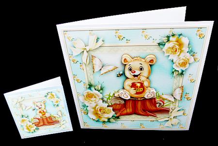Yummy Cute Bear with Honey Mini Kit by Diane  Hitchcox