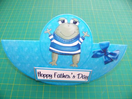 Hoppy Frog Wobble Card by Diane Moore