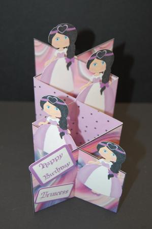 Princess in Purple Cascade Card Kit by Diane Moore