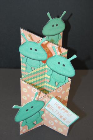 Lil Martians Cascade Card Kit by Diane Moore