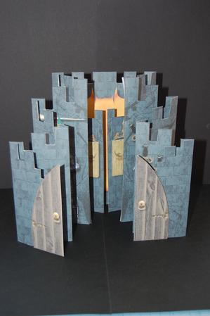 Castle Fort Gatefold Double Cascade Card Kit by Diane Moore