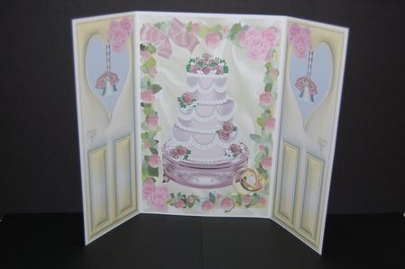 Wedding Cake Gatefold by Diane Moore