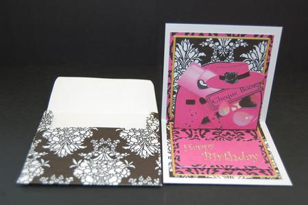 Make-up Birthday Mini 3D Pop-up Card by Diane Moore