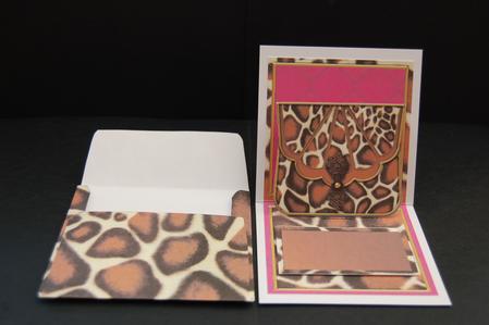 Giraffe Mini Pop-up Matching Envelope by Diane Moore