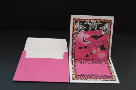 Make-up Mini Pop-up Matching Envelope by Diane Moore