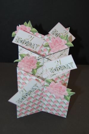 Female 21st Cascade Card Kit by Diane Moore