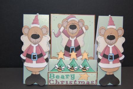 Christmas Bears Stepper card Kit by Diane Moore