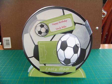 Shaped Football Black. by Diane Moore