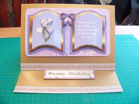 Birthday Iris and Bows by Diane Moore