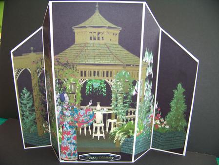 Oriental Pergola by Diane Moore