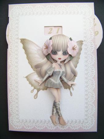 Sweet Fairy - Year Card Part 1 by Diane Moore