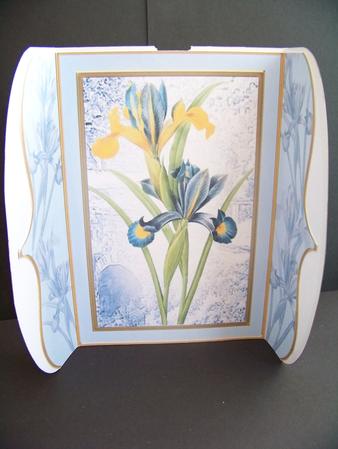Blue Iris Bracket Card by Diane Moore