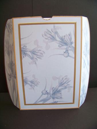 Blue Iris Bracket Card Wrap by Diane Moore