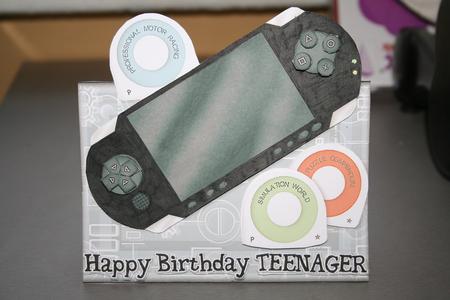 Happy Birthday Teenager - Portable Console by Diane Sixsmith