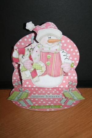 Warm Hearts 3D Mini Stepper by Diane Sixsmith