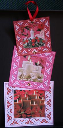 Christmas Light Telescoping Card Kit by Diane Sixsmith